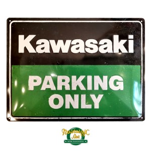 Метална табела "Паркинг само за Кавазаки"